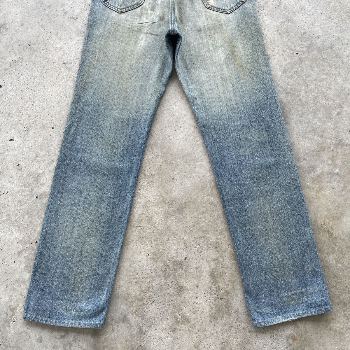 Japanese Brand Vintage Japan Lee Rusty Faded Distressed Jeans Denim Pants Size US 30 / EU 46 - 12 Thumbnail