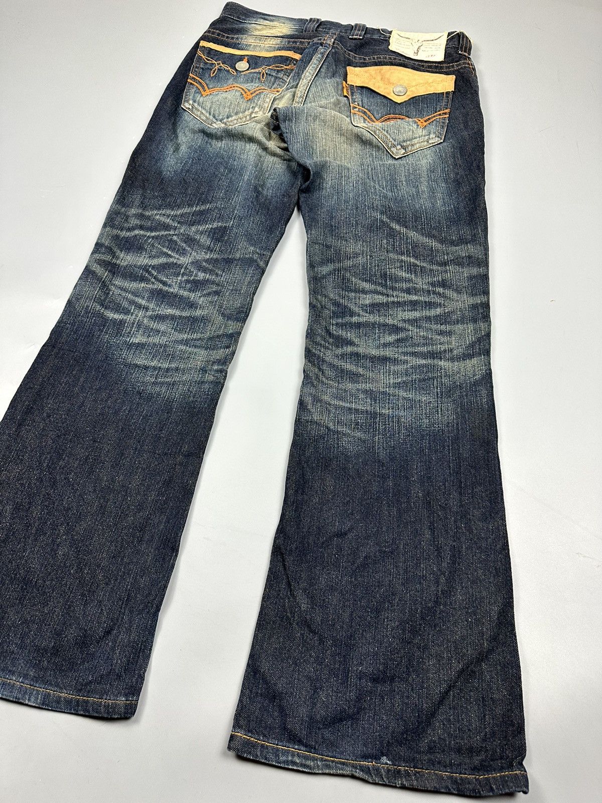 If Six Was Nine Vintage Edwin Flared Denim Size US 33 - 6 Thumbnail