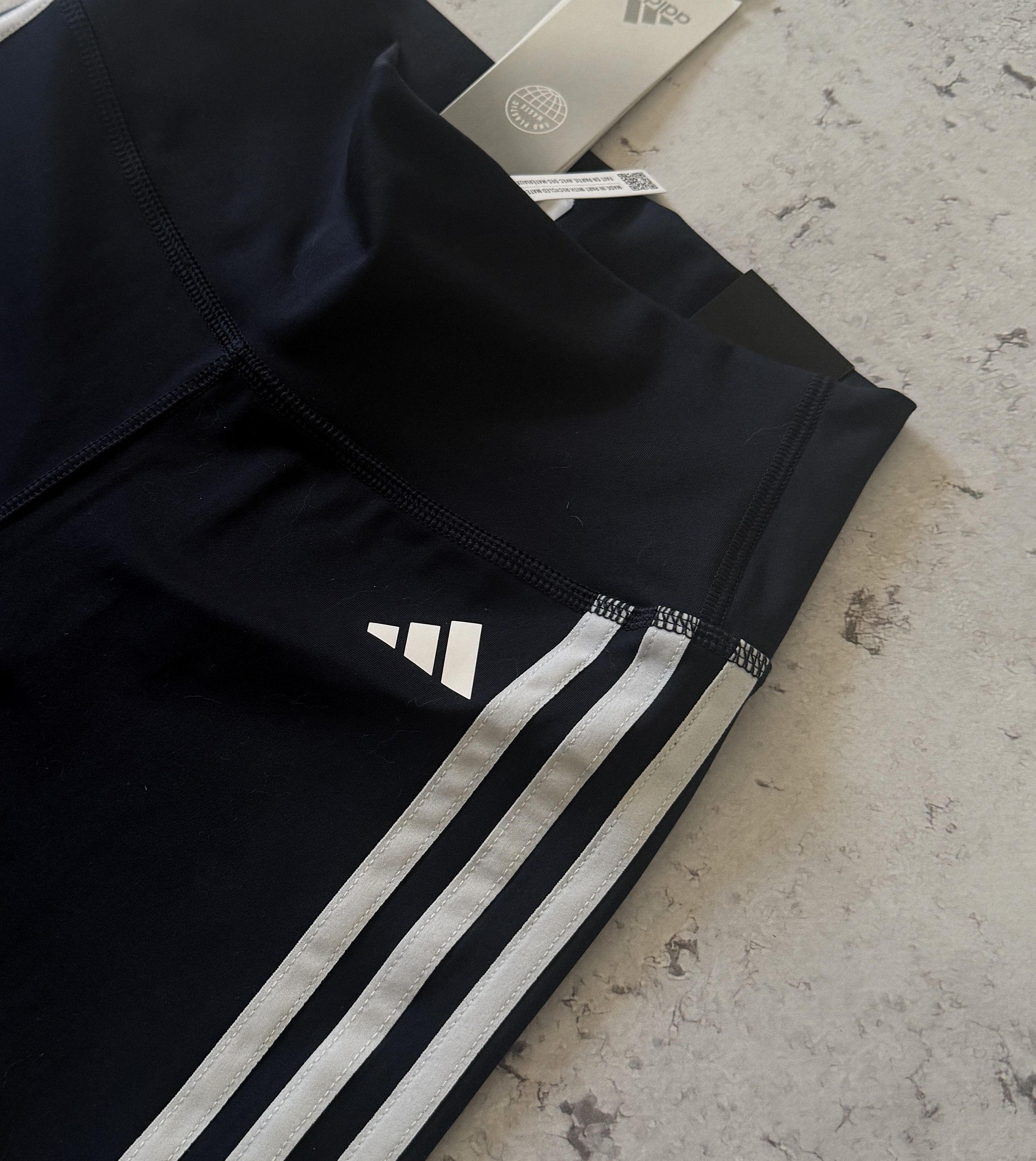 Adidas Adidas Training Essentials 3-Stripes High Waist Thighs XS Size 26" / US 2 / IT 38 - 5 Thumbnail