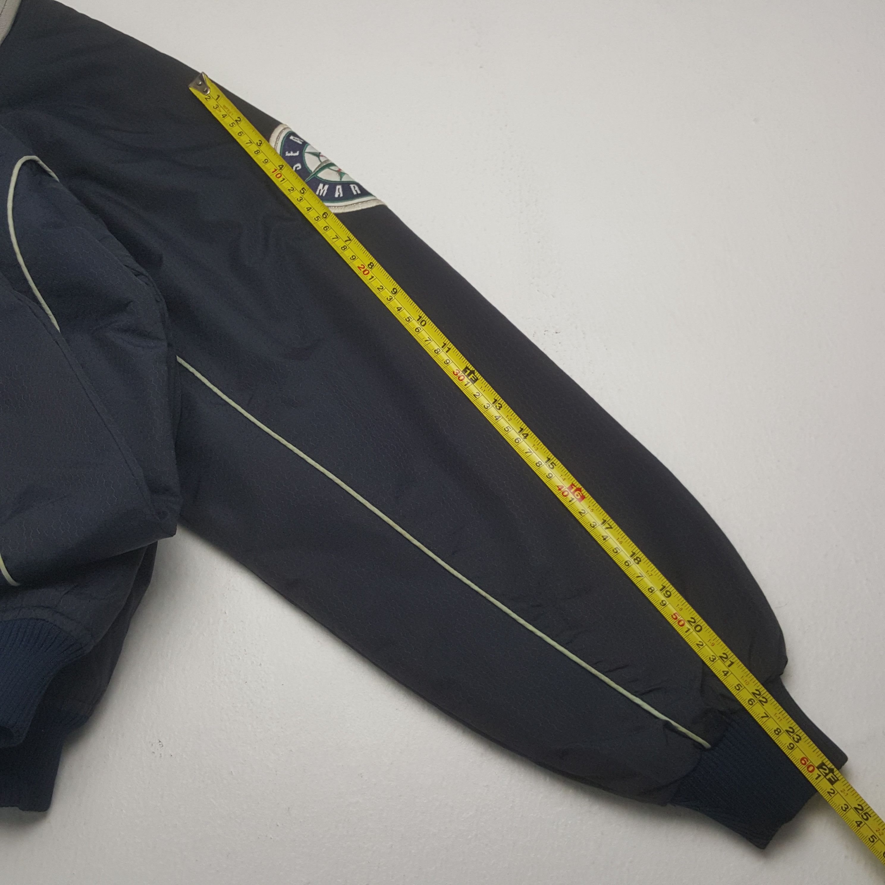 MLB Vintage Mariners American Baseball Team Jacket C321N5 Size US L / EU 52-54 / 3 - 6 Thumbnail