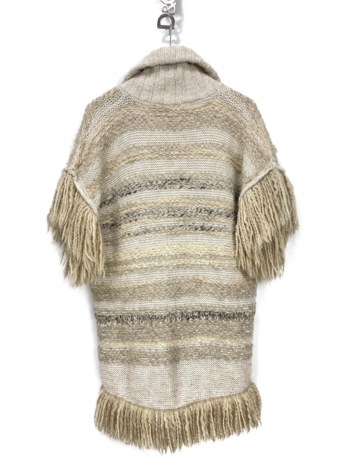 Just Cavalli Just Cavalli by Roberto Cavalli Fringe Chunky Knit Cardigan Size S / US 4 / IT 40 - 5 Thumbnail