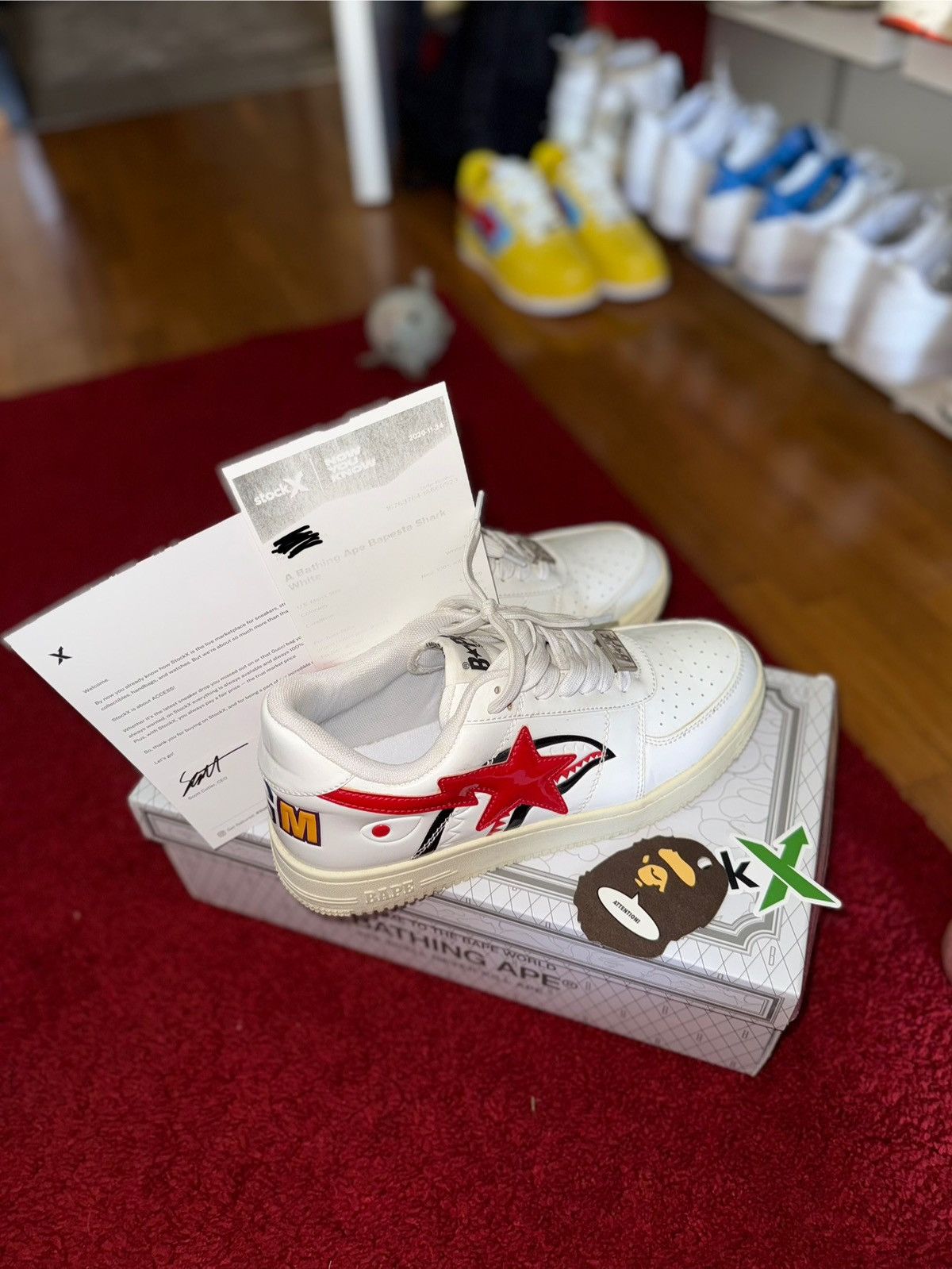 BAPESTA Shark White