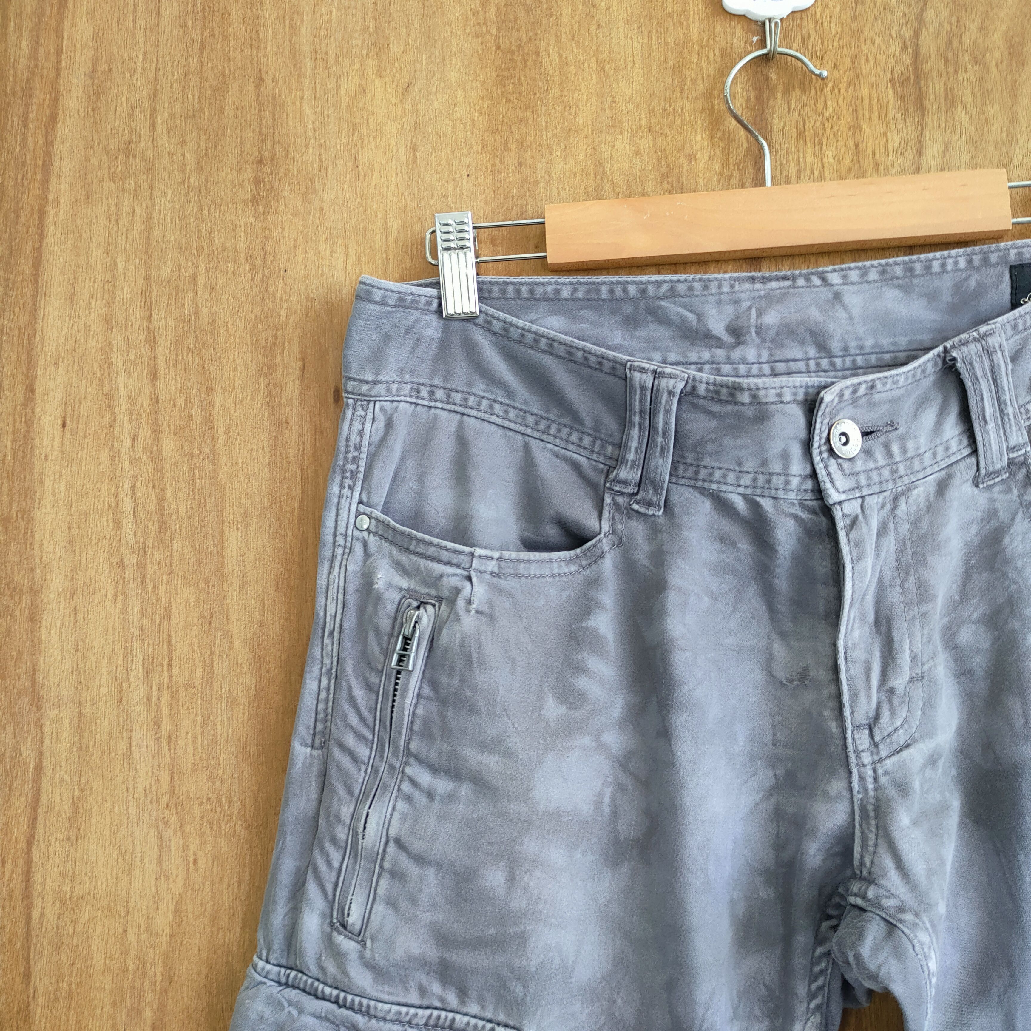 Japanese Brand VINTAGE SEMANTIC DESIGN BONDAGE CARGO PANTS Size US 32 / EU 48 - 4 Thumbnail