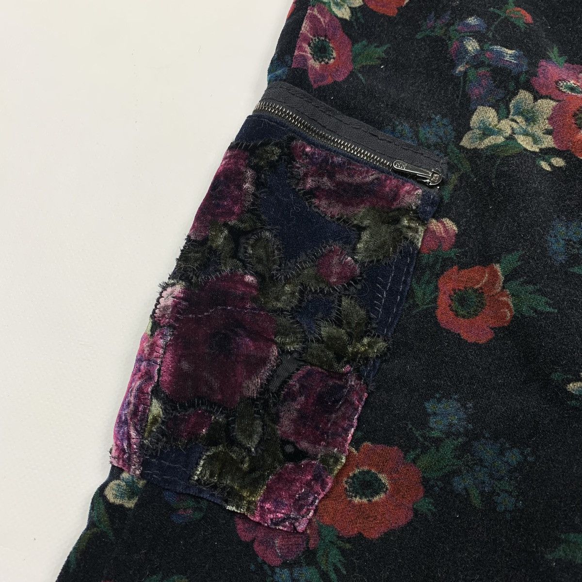 Kenzo Kenzo Vilvet Flowers Pant Vintage 80s Made In France Size 26" / US 2 / IT 38 - 6 Thumbnail