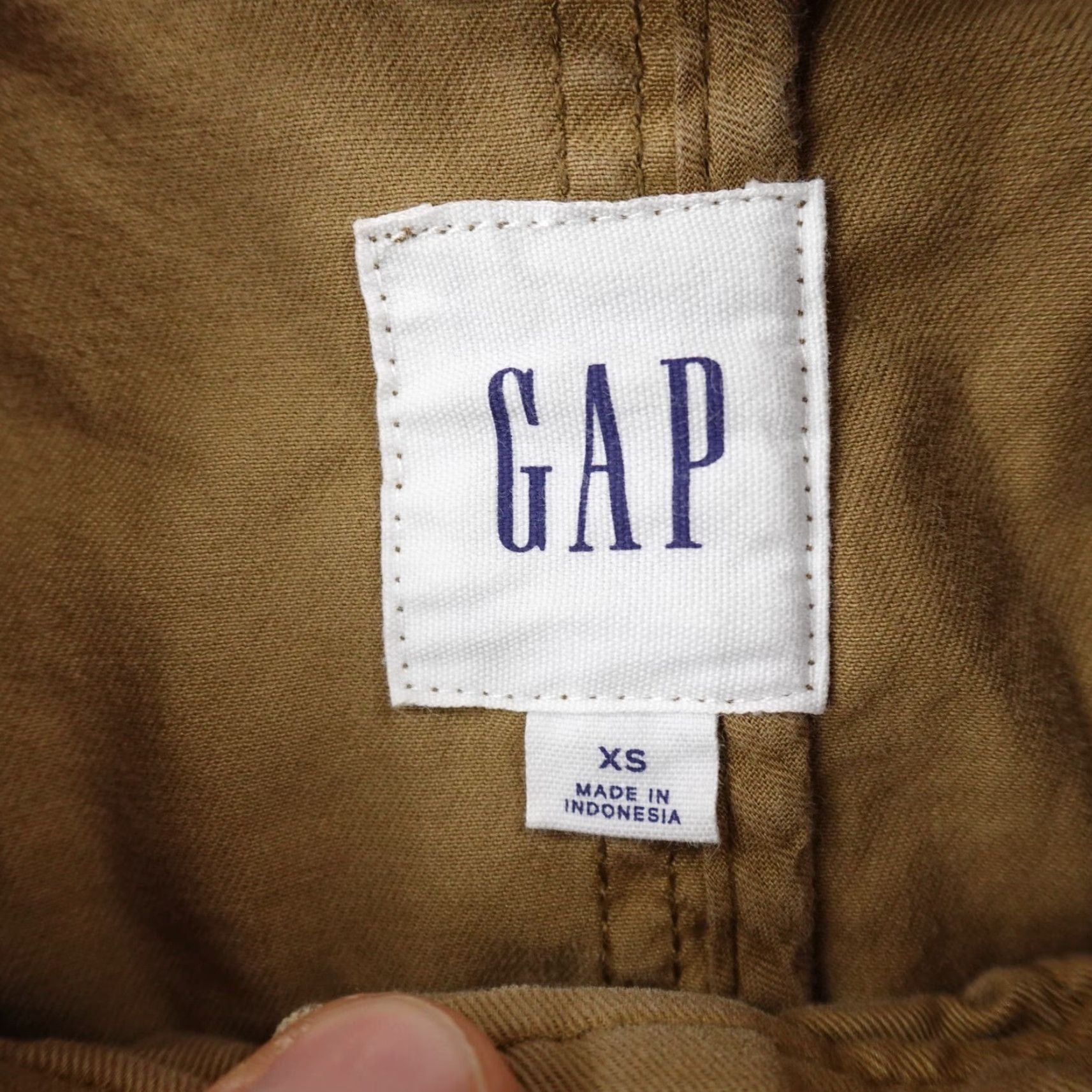 Gap Gap Jacket Womens XS Brown Tan Cargo Utility Safari Military Zip Chore Over Coat Womens XS Brown Tan Cargo Utility Safari Military Zip Over Coat Size XS / US 0-2 / IT 36-38 - 4 Thumbnail