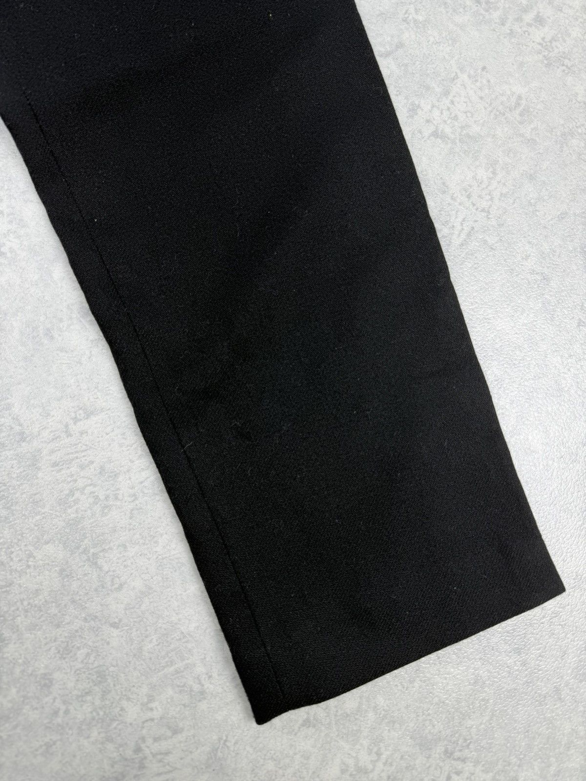 Other Chloe Stora Women’s Wool Trousers Pants Black Size 34 Size 24" / US 00 / IT 34 - 2 Thumbnail