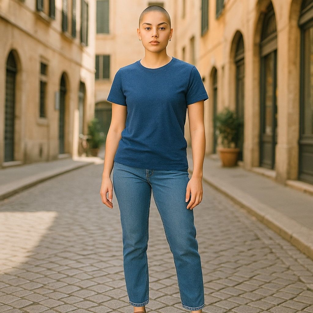 American Eagle Outfitters Aerie Navy Blue Short Sleeve Tee Size L / US 10 / IT 46 - 1 Thumbnail