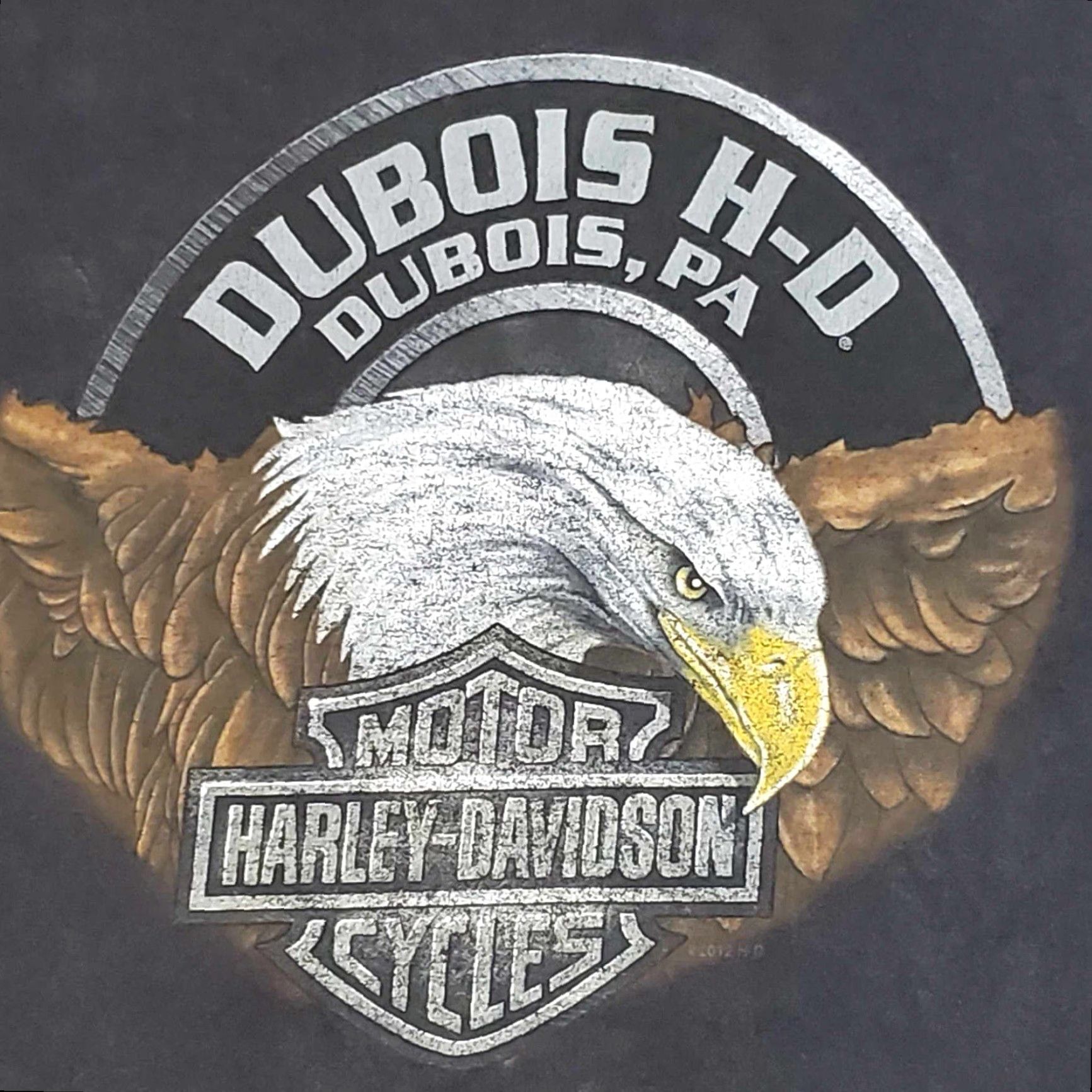 Harley Davidson VINTAGE Harley Davidson Shirt Size 2XL Pig Hog Biker Dubois PA Faded Distressed Grunge Size US XXL / EU 58 / 5 - 4 Thumbnail