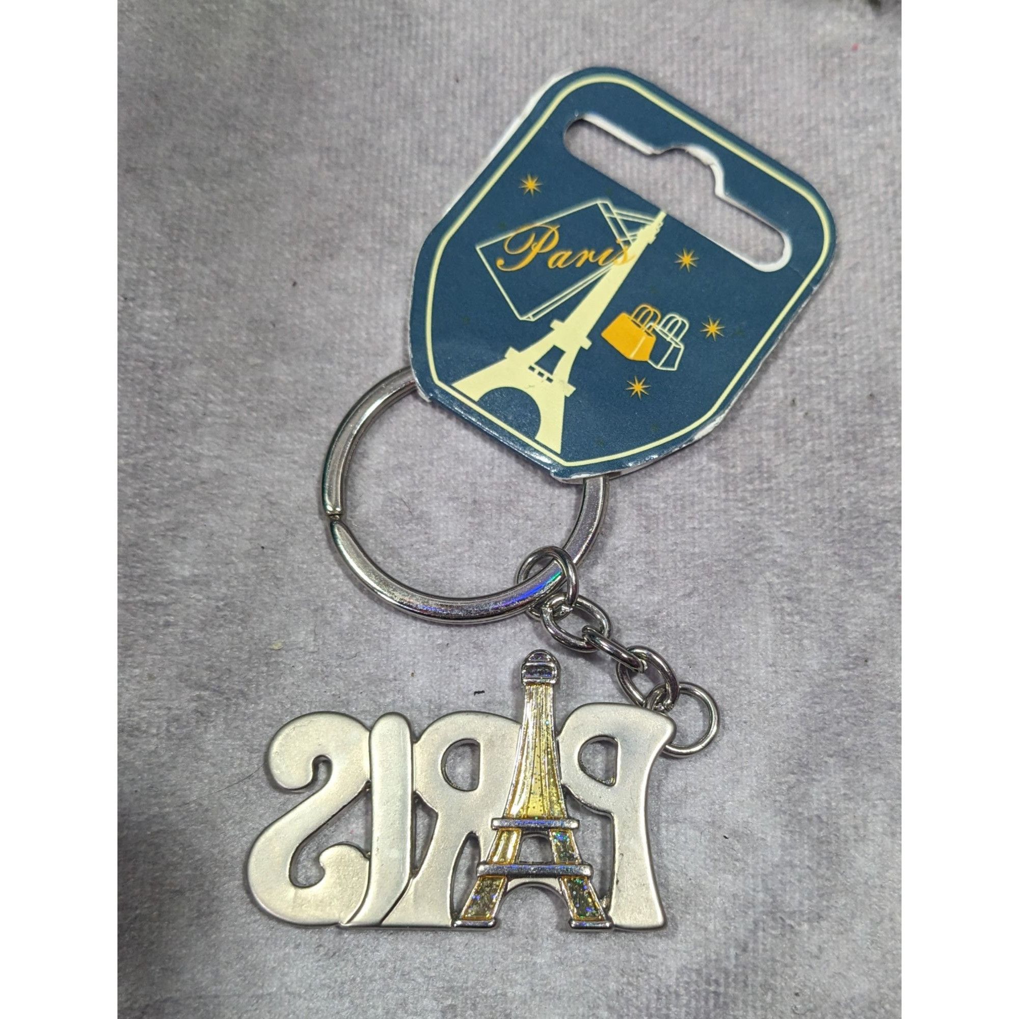 Other Paris France Silver Tone Souvenir Keychain Size ONE SIZE - 6 Thumbnail