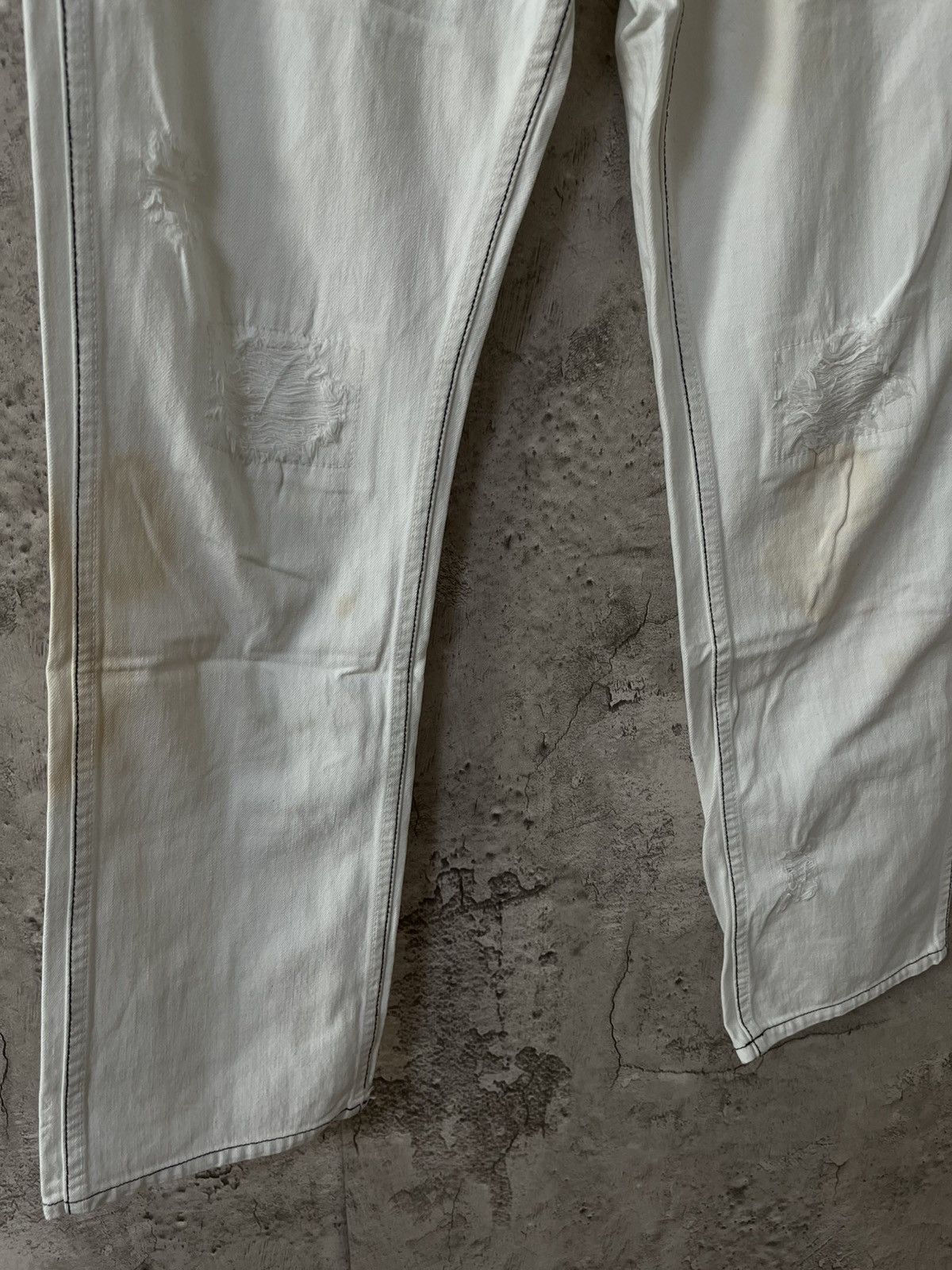 Number (N)ine Number (N)ine 2002SS “MODERN AGE” White Denim Pants