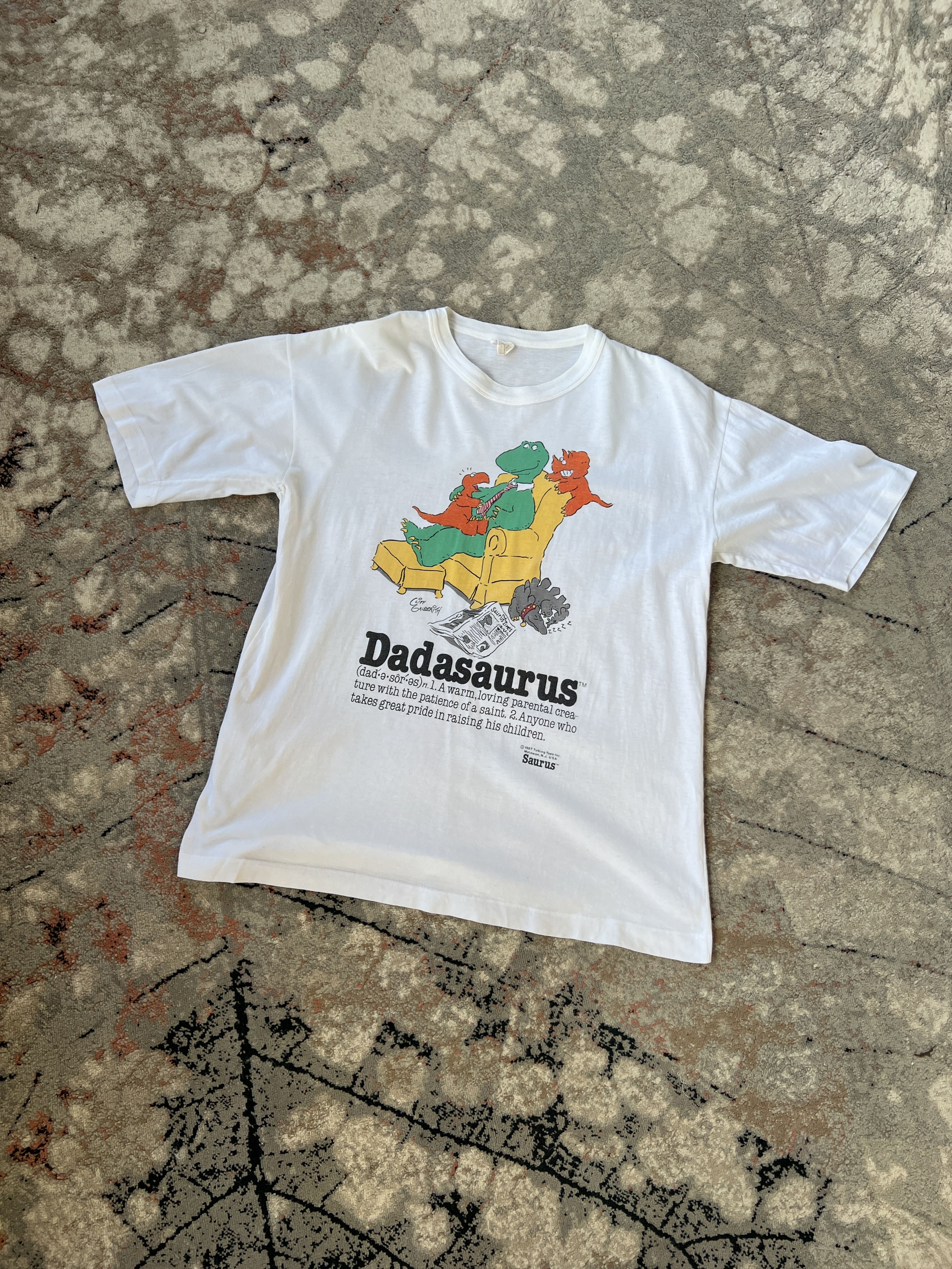 Vintage 1987 Dadasaurus Vintage Tee Size US M / EU 48-50 / 2 - 1 Thumbnail