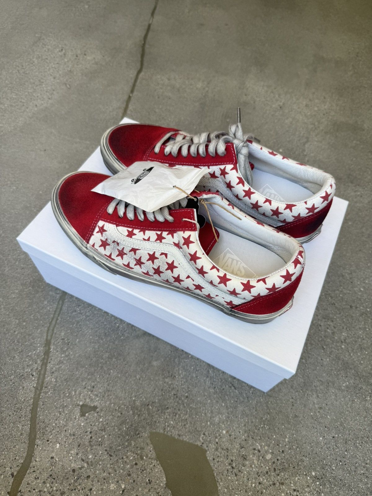 BIANCA CHANDON × Vans VANS BIANCO CHANDON DISTRESSED VANS Size US 12 / EU 45 - 1 Thumbnail