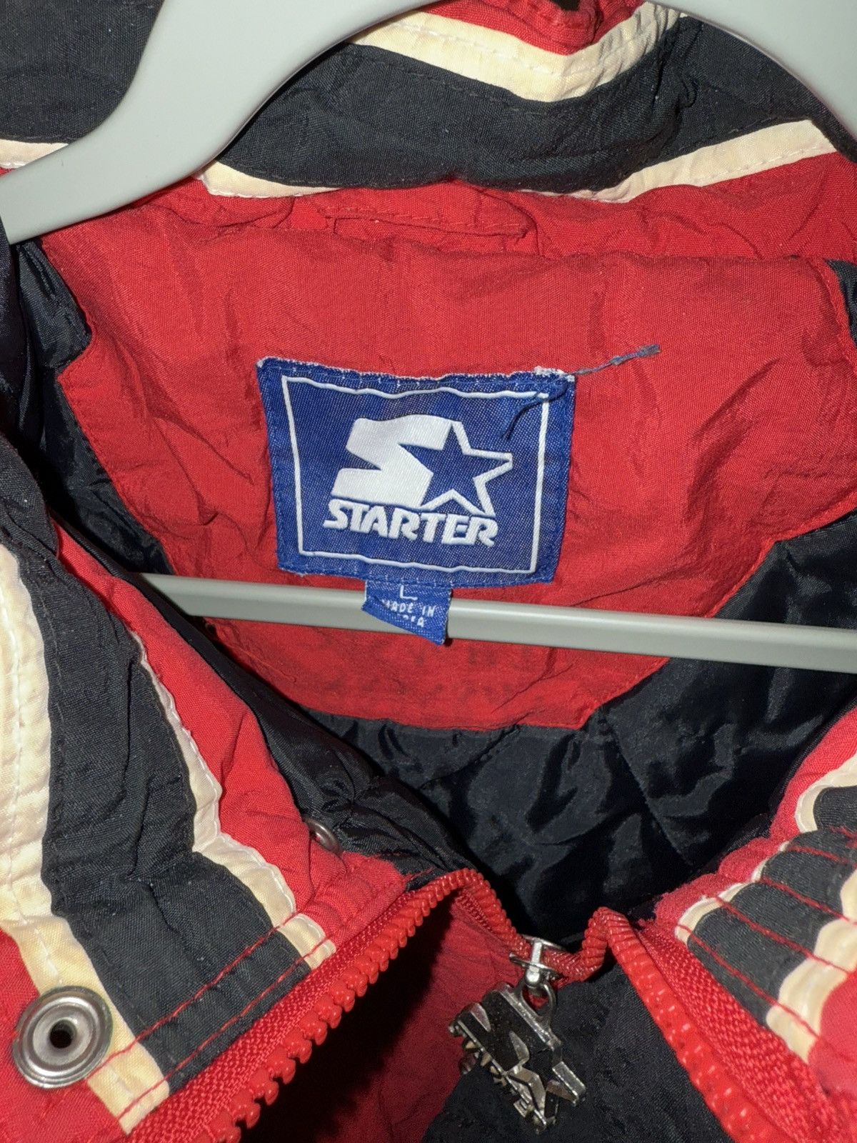 Starter × Vintage Vintage 90s Nebraska Huskers Starter Jacket Size US L / EU 52-54 / 3 - 5 Thumbnail