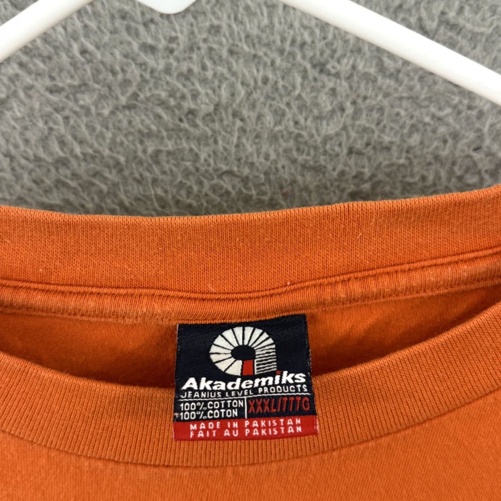 Akademiks VINTAGE Akademiks Shirt Men 3XL Orange Long Sleeve Grunge Streetwear Hip Hop Y2K Size US XXL / EU 58 / 5 - 6 Thumbnail