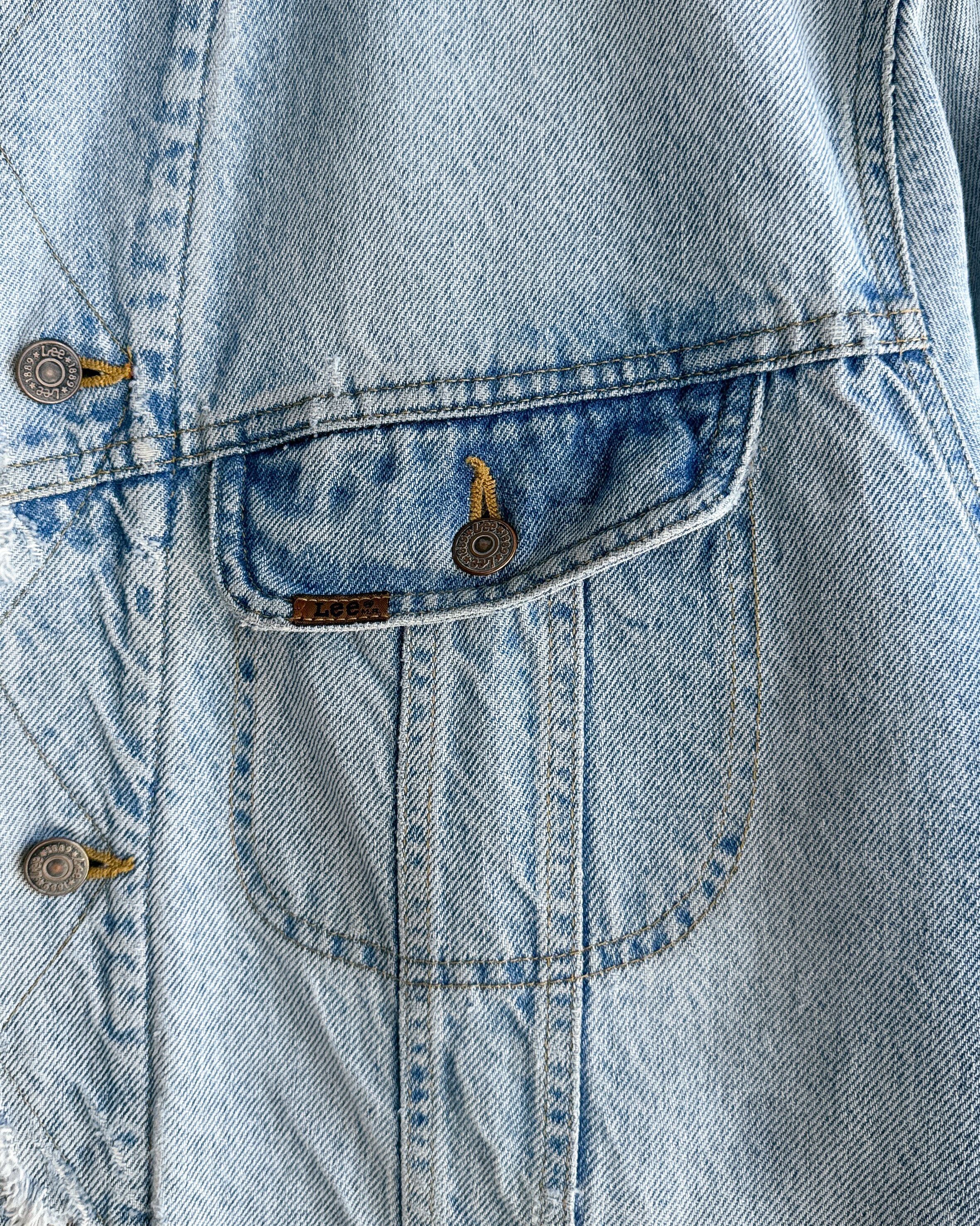 Vintage Vintage 80s Lee Denim Trucker Jacket Men's XL Blanket Lined Size US XL / EU 56 / 4 - 5 Thumbnail