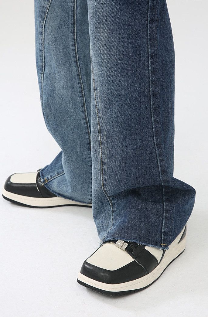 Japanese Brand × Vintage Gradient flared straight-leg casual jeans Size US 32 / EU 48 - 5 Thumbnail