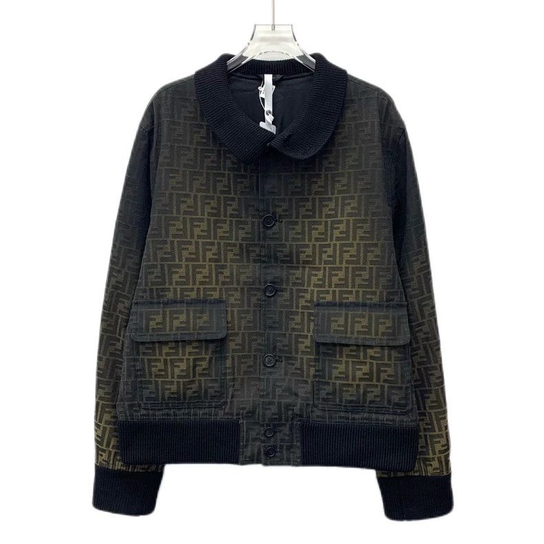 Fendi Fendi ColorblockJacket Coat Size US L / EU 52-54 / 3 - 1 Thumbnail