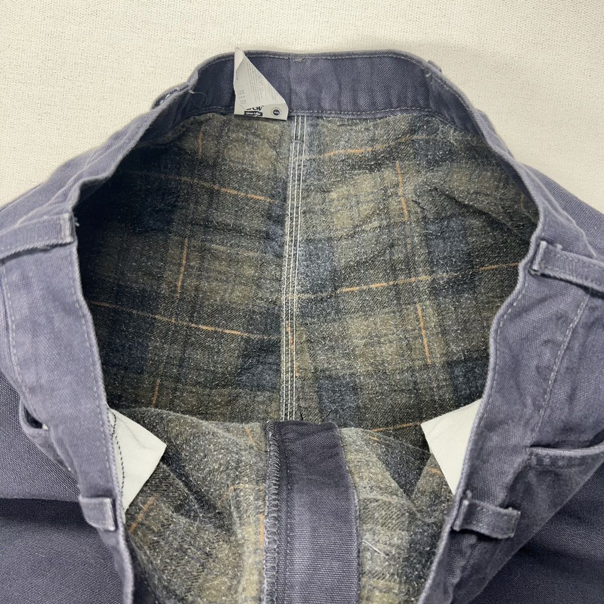 Carhartt × Vintage VTG Carhartt Pants Blue Flannel Lined Loose Fit Baggy Y2K Size US 38 / EU 54 - 9 Thumbnail