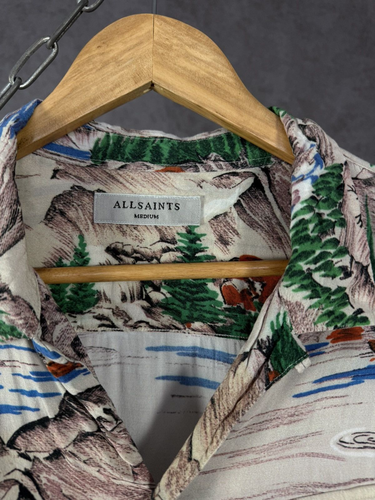 Allsaints Allsaints art designer crazy shirt Size US M / EU 48-50 / 2 - 4 Thumbnail