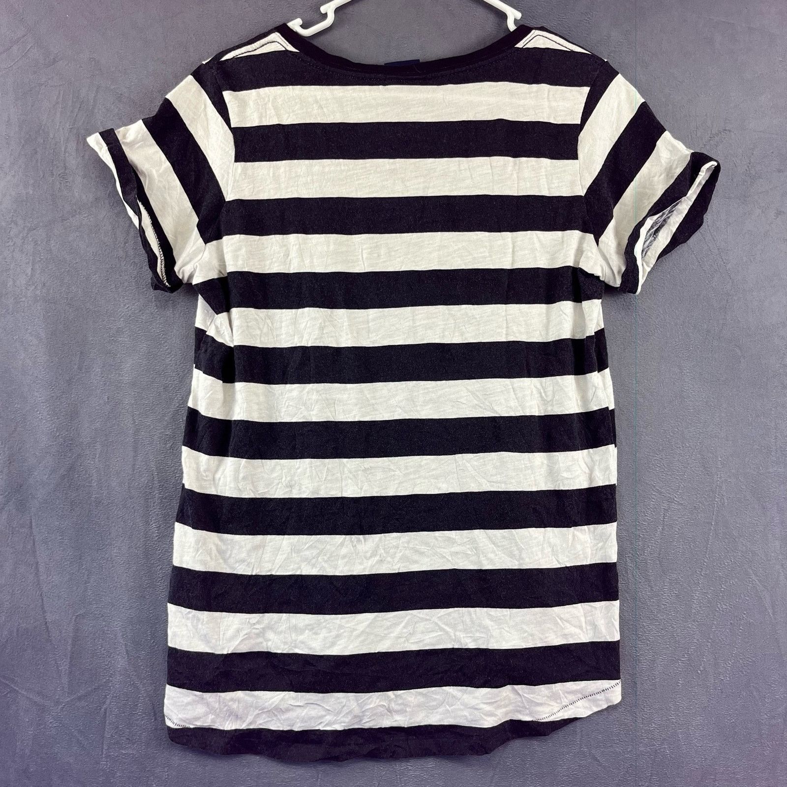 Nike Vintage Nike Striped Women's XL Casual T Shirt Curved Hem Size XL / US 12-14 / IT 48-50 - 10 Thumbnail