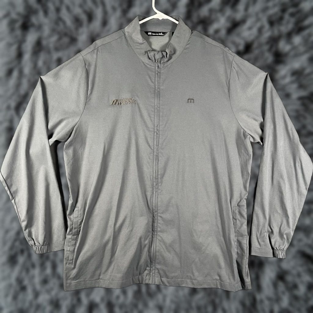 TravisMathew Travis Mathew Jacket Men 2XL Gray Surfside Full Zip Golf Performance Wicking Windbreaker Regular Size Size US XXL / EU 58 / 5 - 1 Thumbnail