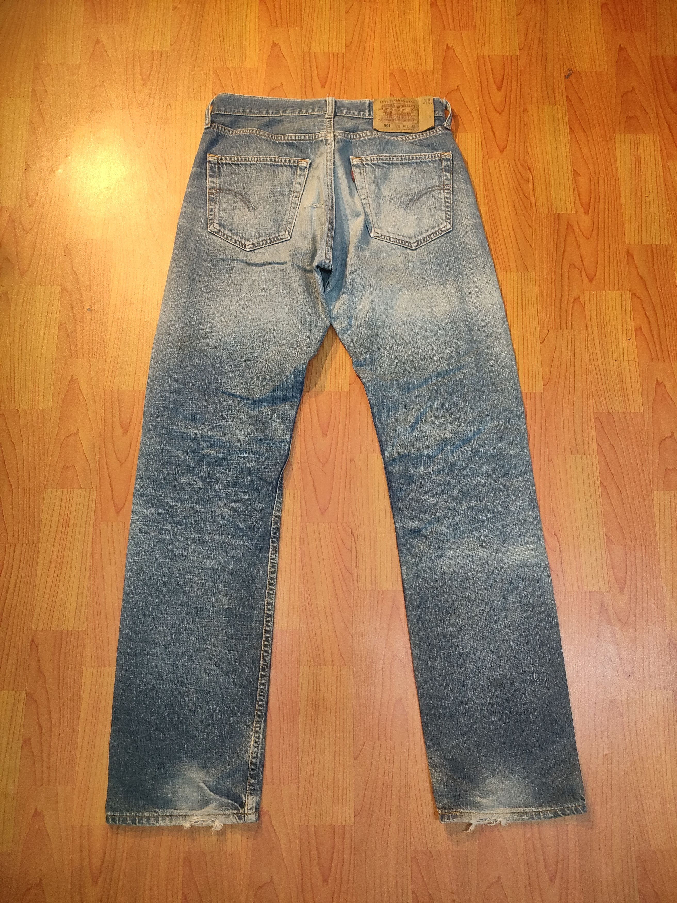Levi's Vintage Clothing × Vintage Distressed Vintage Levi's Jeans Size US 30 / EU 46 - 4 Thumbnail