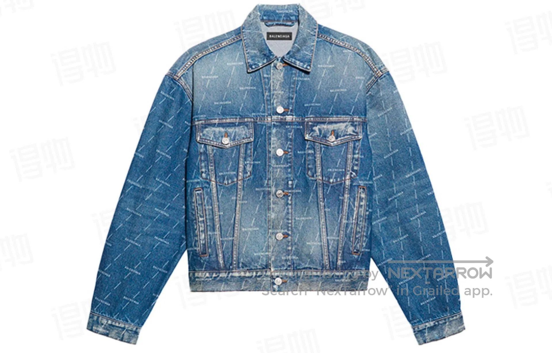 Balenciaga balenciaga logo denim jacket 2021 spring. Size US L / EU 52-54 / 3 - 2 Thumbnail
