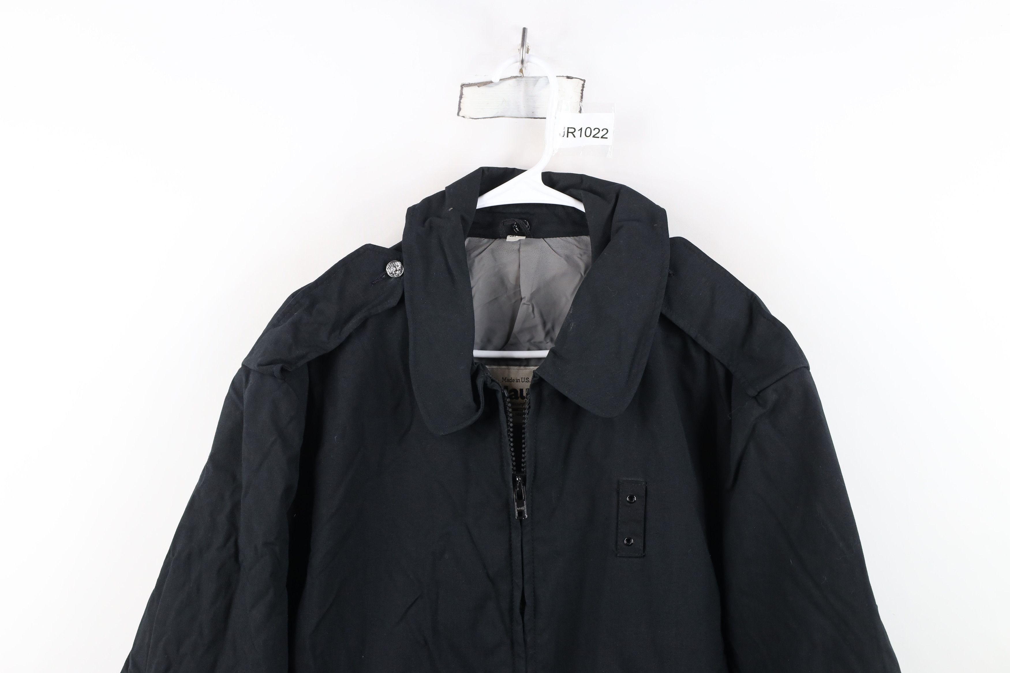 Vintage Vintage 90s Blauer Waterproof Uniform Bomber Jacket USA Size US XXL / EU 58 / 5 - 2 Thumbnail