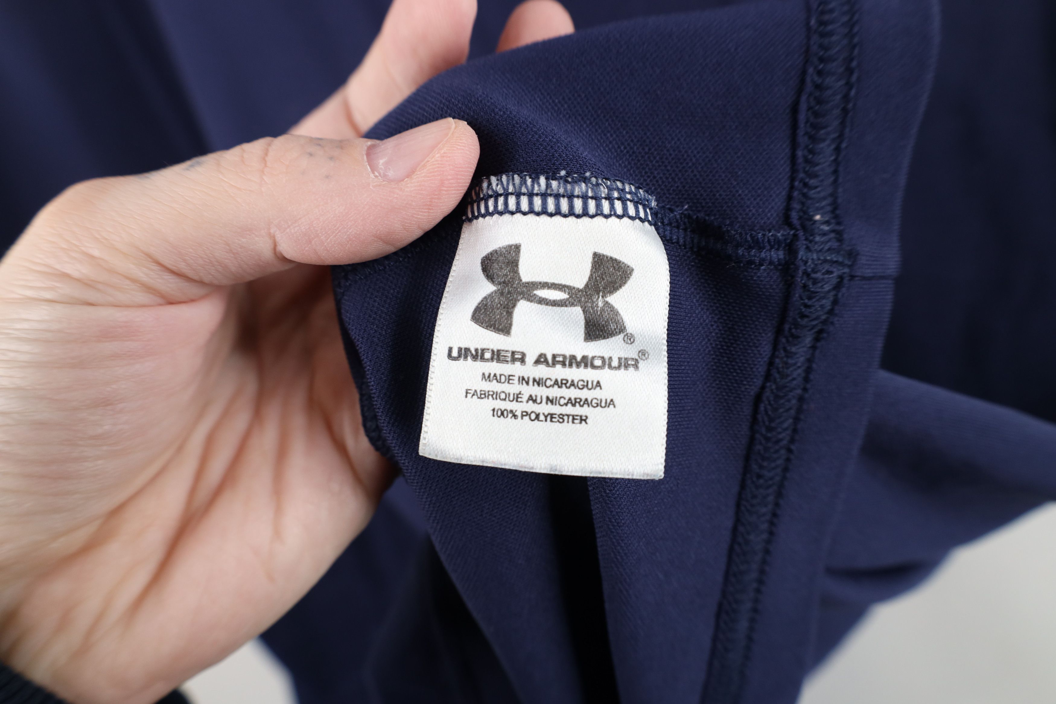 Under Armour AS IS Under Armour Loose HeatGear Training Gym T-Shirt Blue Size US XL / EU 56 / 4 - 11 Thumbnail