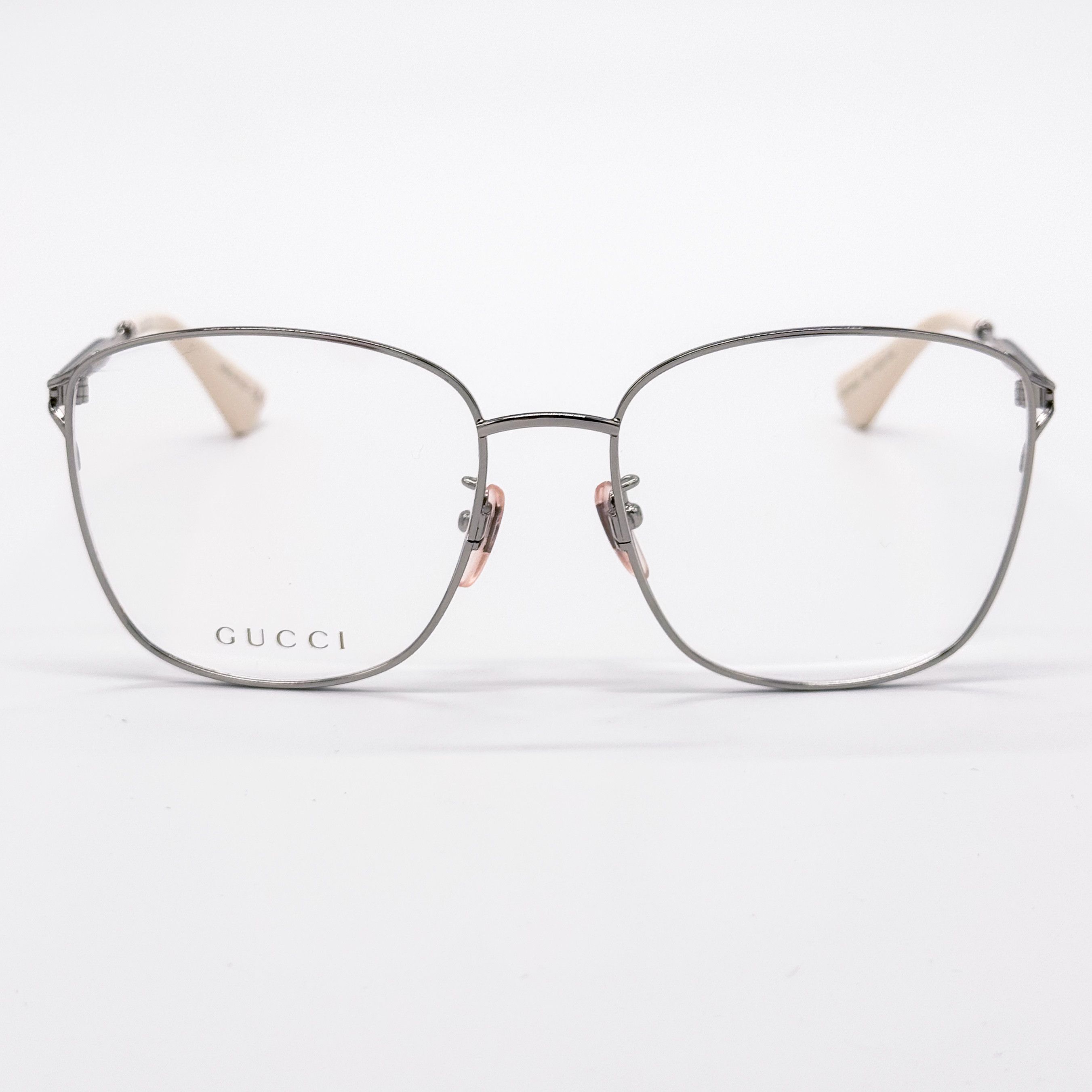 Gucci NEW GUCCI GG0819OA 003 WOMEN SILVER EYEGLASSES GUCCI Size ONE SIZE - 3 Thumbnail