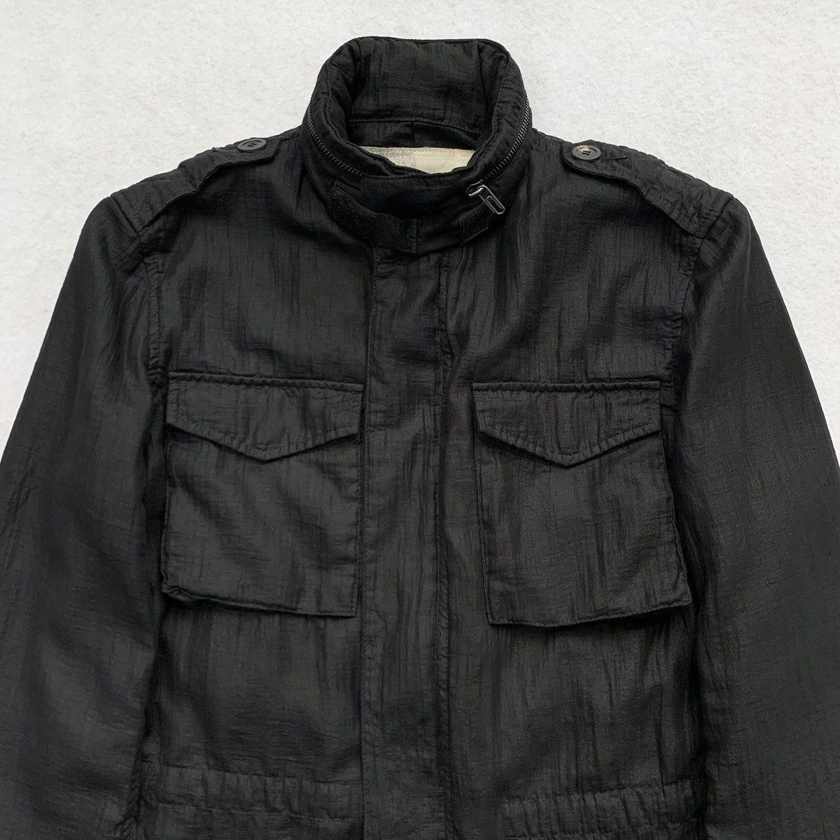 Davit Meursault Japan 2000s Davit Meursault Mesh M-65 Field Jacket Size US M / EU 48-50 / 2 - 2 Thumbnail