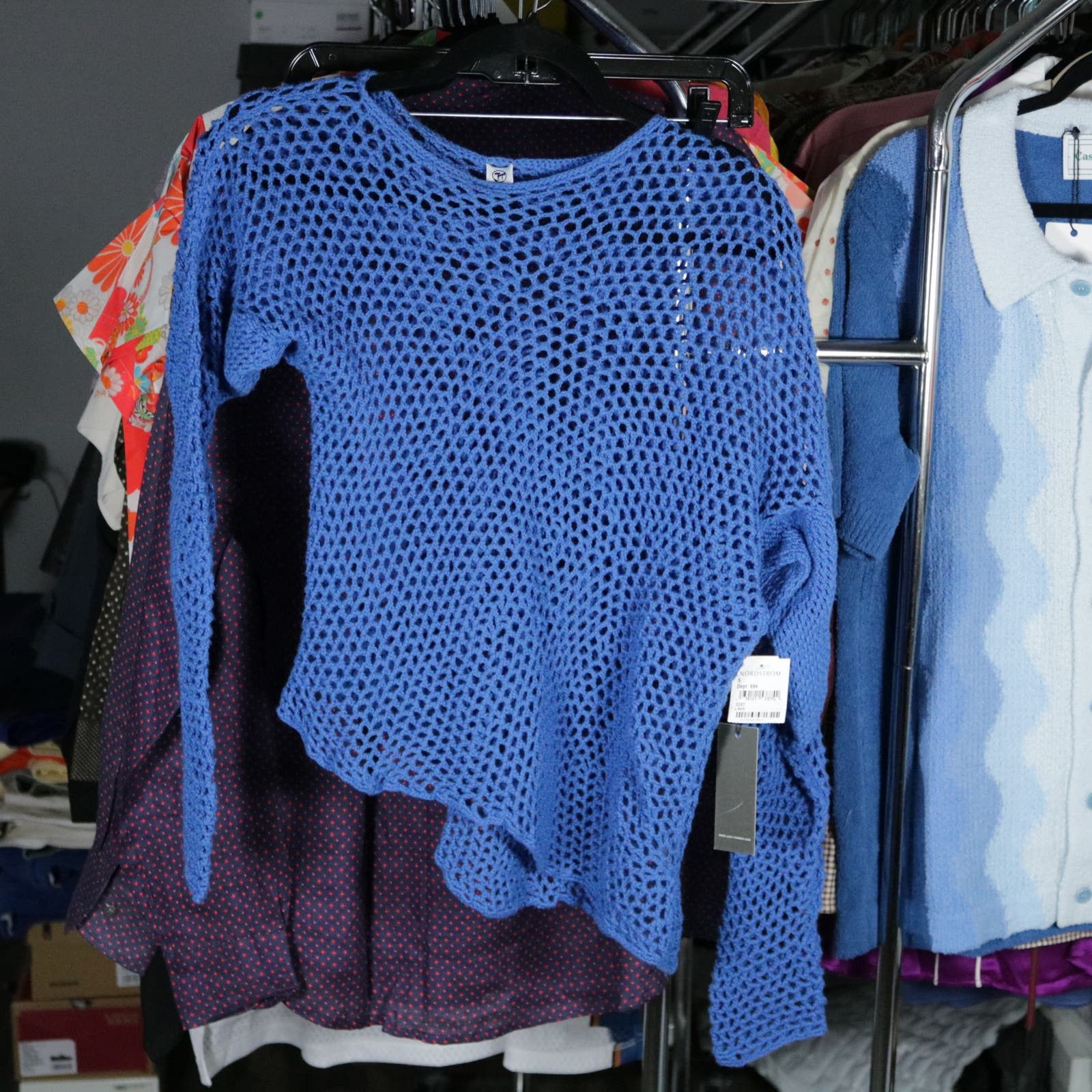 Gabriela Hearst Open Knit Asymmetric Cashmere Sweater Small