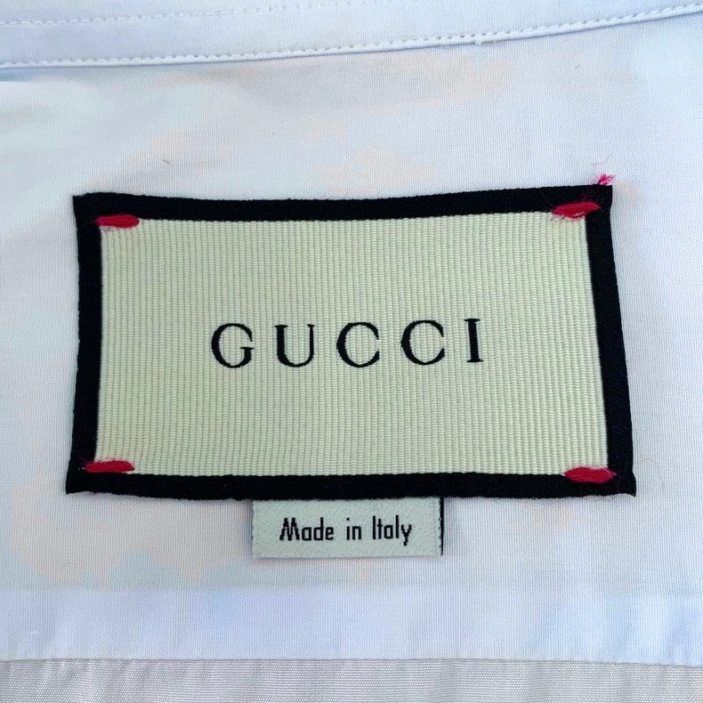 Gucci Gucci Size 38 Light blue lapel tiger embroidery cotton long Size US XS / EU 42 / 0 - 5 Thumbnail