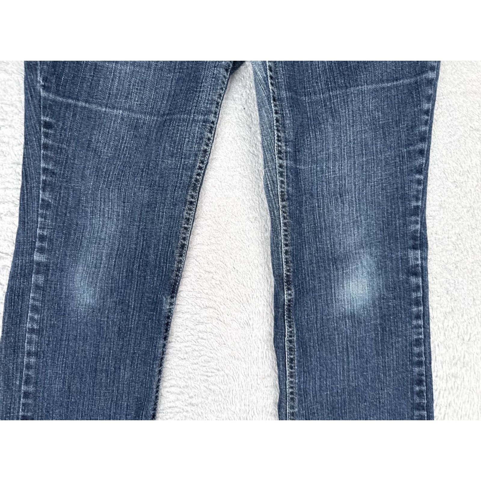 Faded Glory Faded Glory Jeans Womens Bootcut 6P Blue Stretch Denim 28x28 Low Rise Pocket 5-Pocket Womens Jeans Mens? Size 28" / US 6 / IT 42 - 3 Thumbnail
