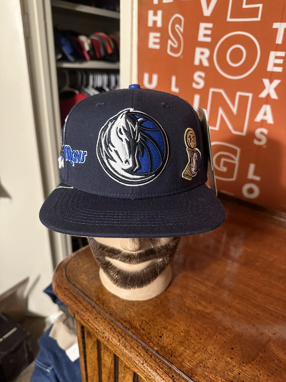 NBA × Vintage Vintage Pro standard NBA Dallas Mavericks “double front” hat Size ONE SIZE - 2 Thumbnail