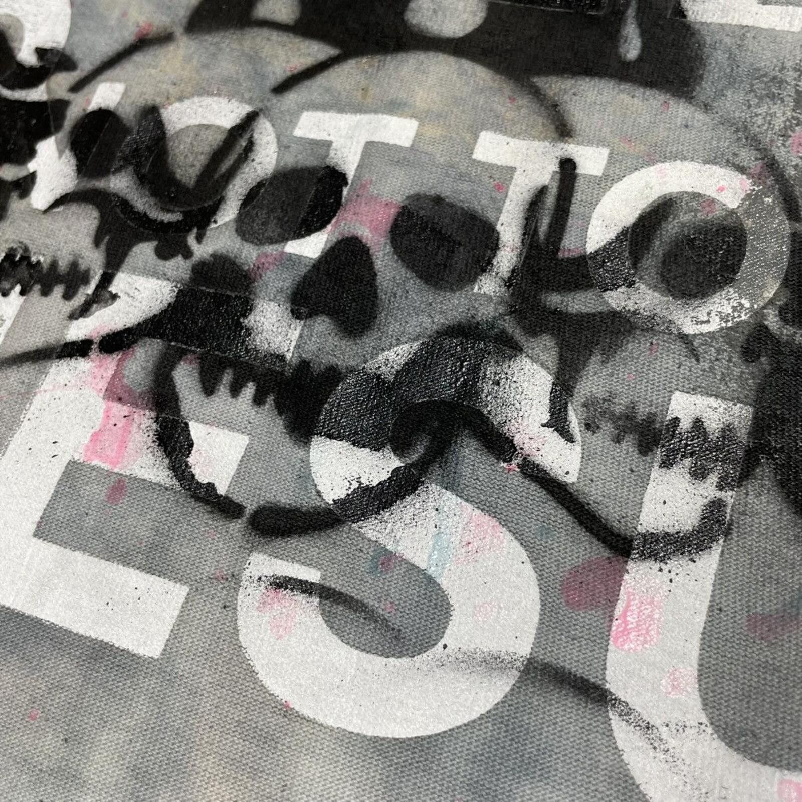 Vintage Vintage Not Today Jesus graphic skull fire paint splatter Size US XL / EU 56 / 4 - 6 Thumbnail