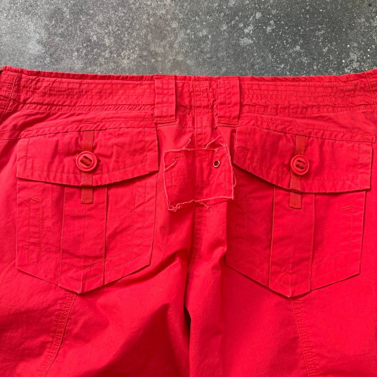 20471120 Japanese Style Vintage Multi pocket Cargo Parachute Pants Size 29" - 12 Thumbnail