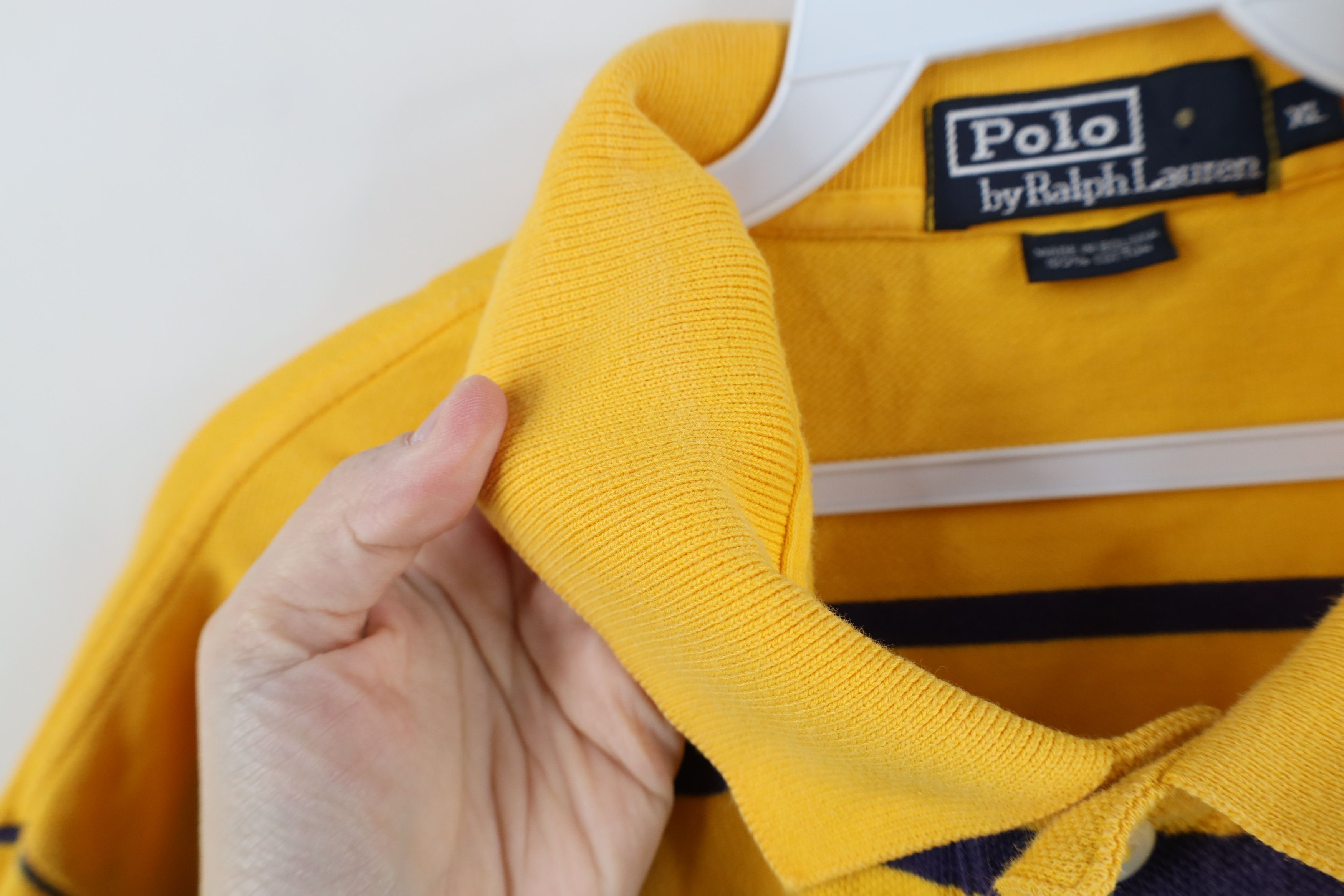 Ralph Lauren Vintage 90s Ralph Lauren Knit Collared Golf Polo Shirt Size US XL / EU 56 / 4 - 10 Thumbnail