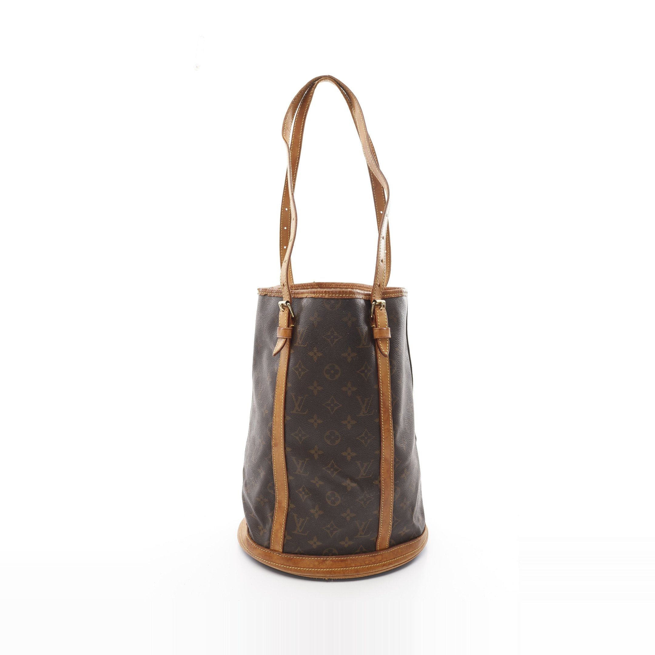 Louis Vuitton Louis Vuitton Bucket Gm Monogram Shoulder Bag Leather Brown Size ONE SIZE - 1 Thumbnail