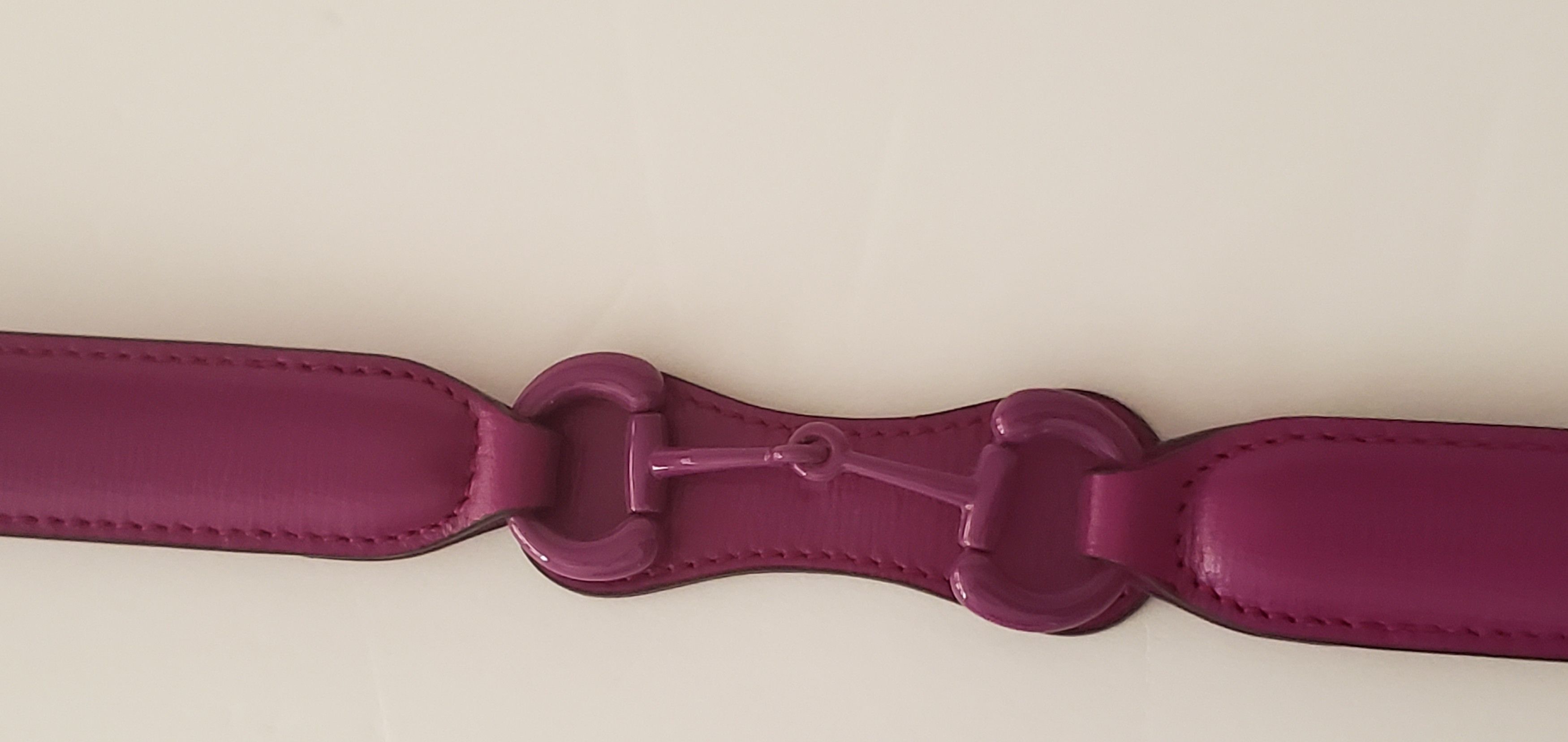 Gucci NWT Gucci Azalea horsebit leather thin belt - size 85-34 Size ONE SIZE - 5 Thumbnail