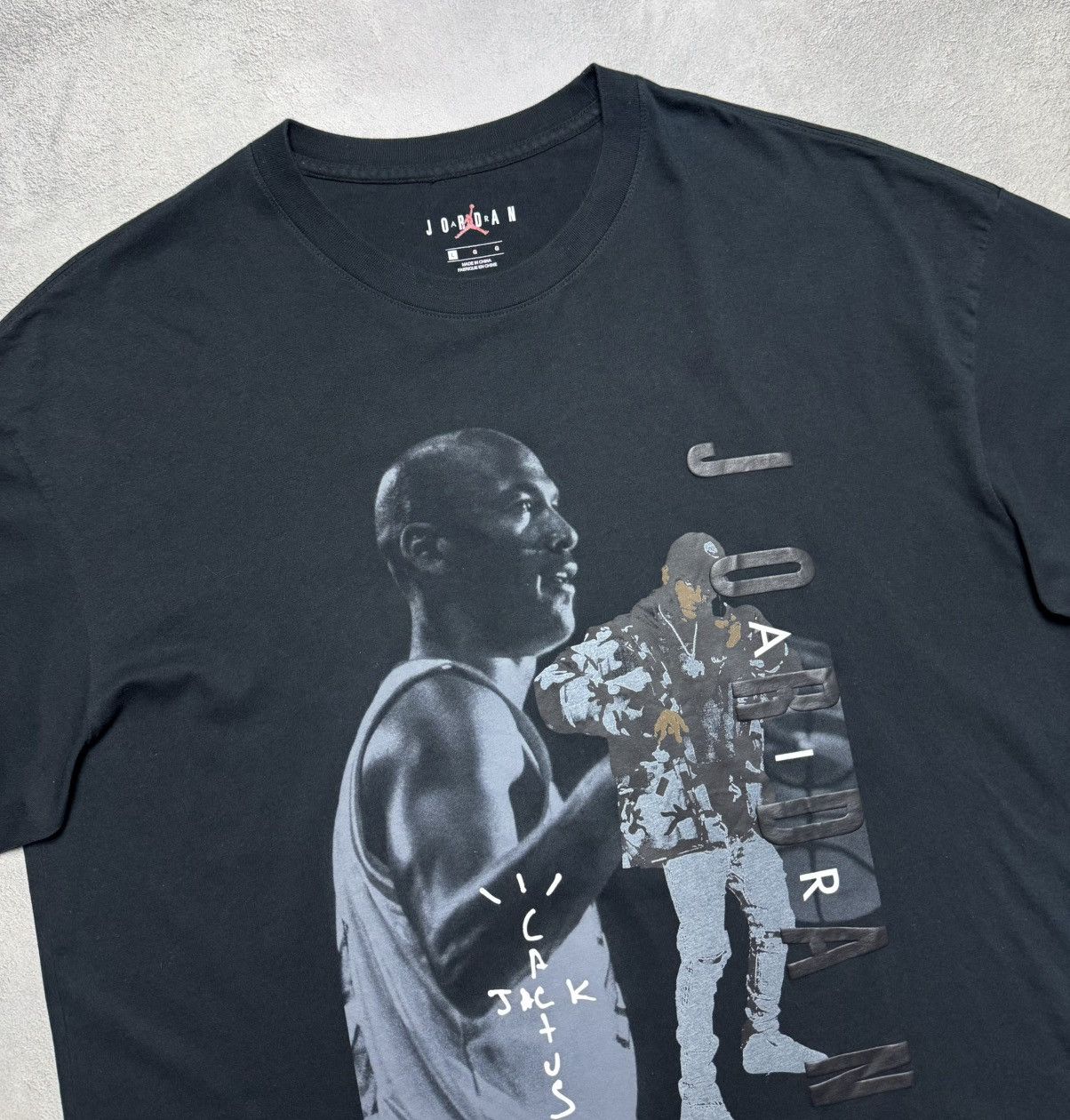 Jordan Brand Air Jordan Cactus Jack by Travis Scott T-Shirt Big Logo Size US L / EU 52-54 / 3 - 3 Thumbnail