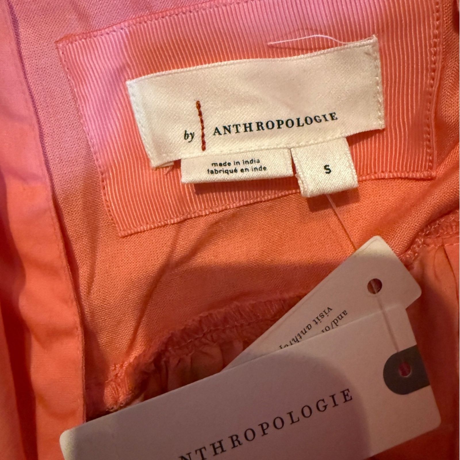 Anthropologie Anthropologie Helena Square Neck Tiered Coral Midi Dress Size S / US 4 / IT 40 - 8 Thumbnail