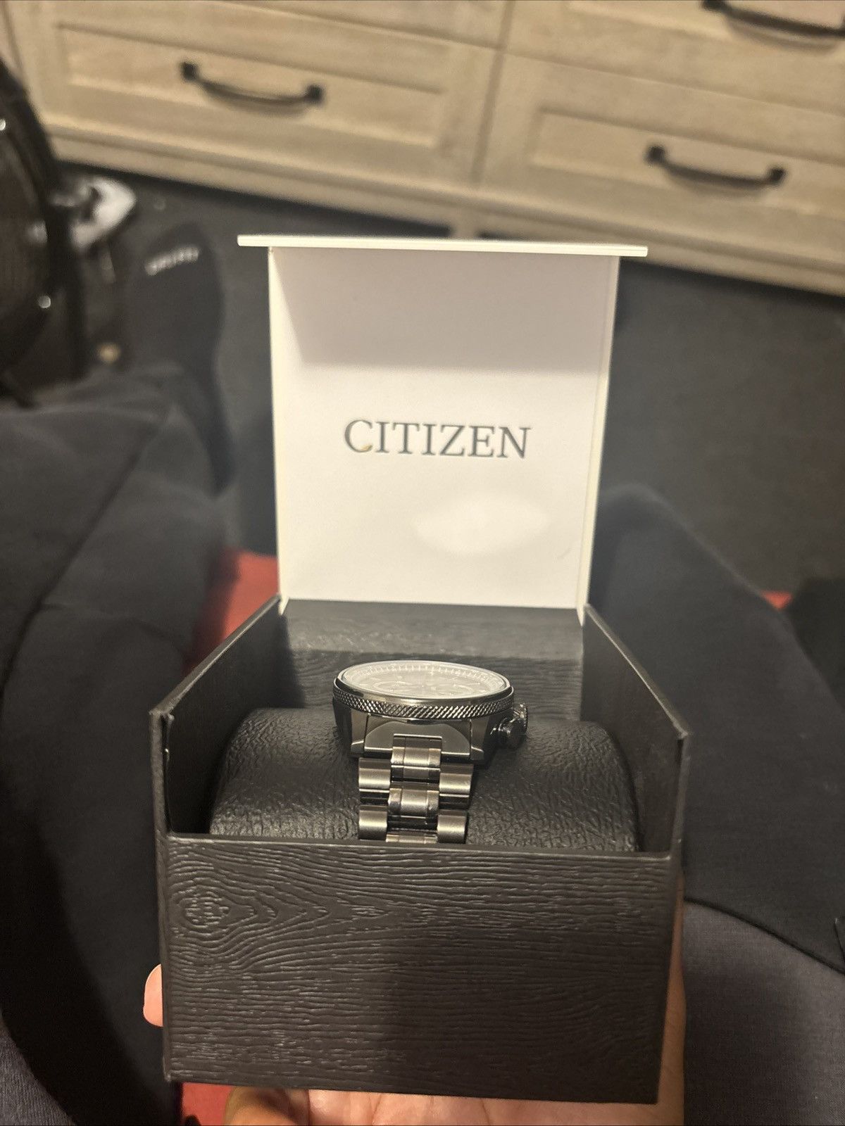 Citizens Of Humanity Citizen Men's Eco-Drive Nighthawk WR200 Watch mint condition Size 32 - 7 Thumbnail