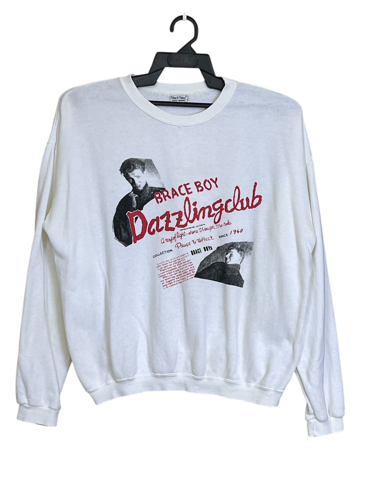 Band Tees RARE🔥VINTAGE BRACE BOYS DAZZLING CLUB CREWNECK SWEATSHIRTS Size US M / EU 48-50 / 2 - 1 Thumbnail
