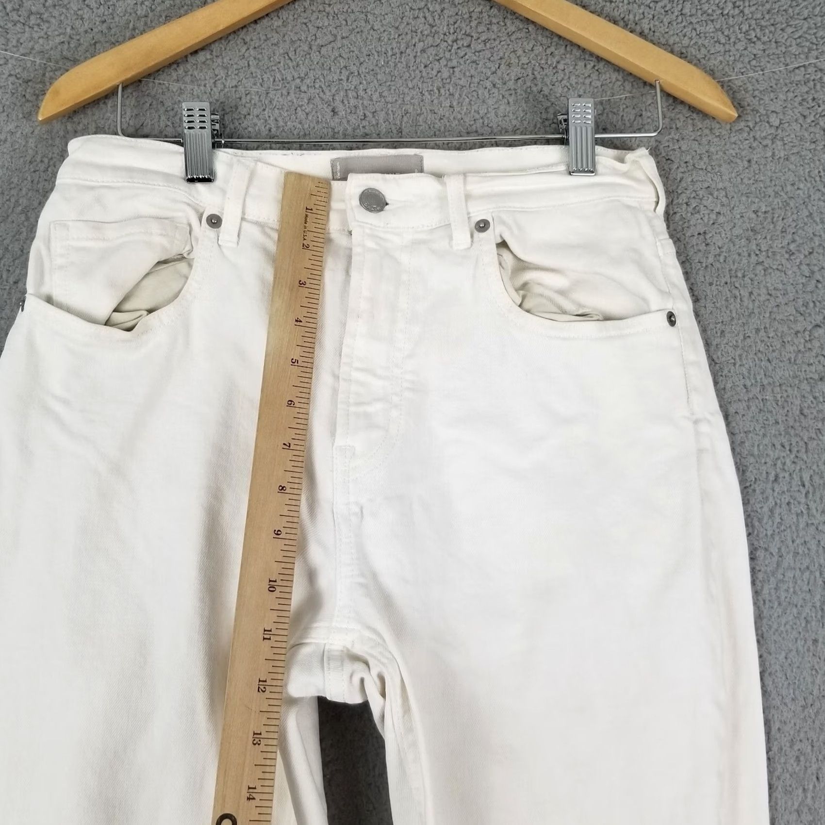 Everlane Everlane The Curvy Cheeky Jean Crop White Jeans Size 23 Womens Size 40" / US 18 - 3 Thumbnail