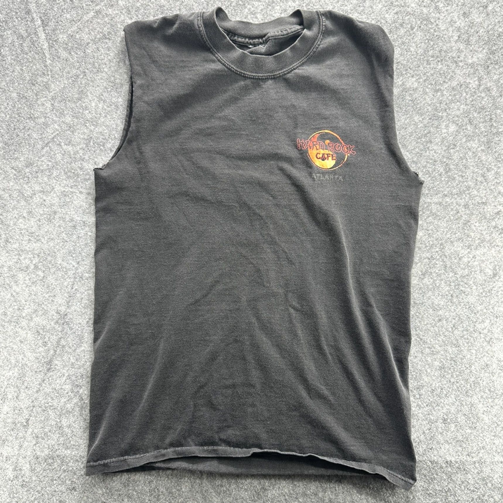 Hard Rock Cafe VINTAGE Hard Rock Cafe Shirt Mens L Black Sleeveless Dragon Graphic Atlanta 90s Mens Size US L / EU 52-54 / 3 - 2 Thumbnail