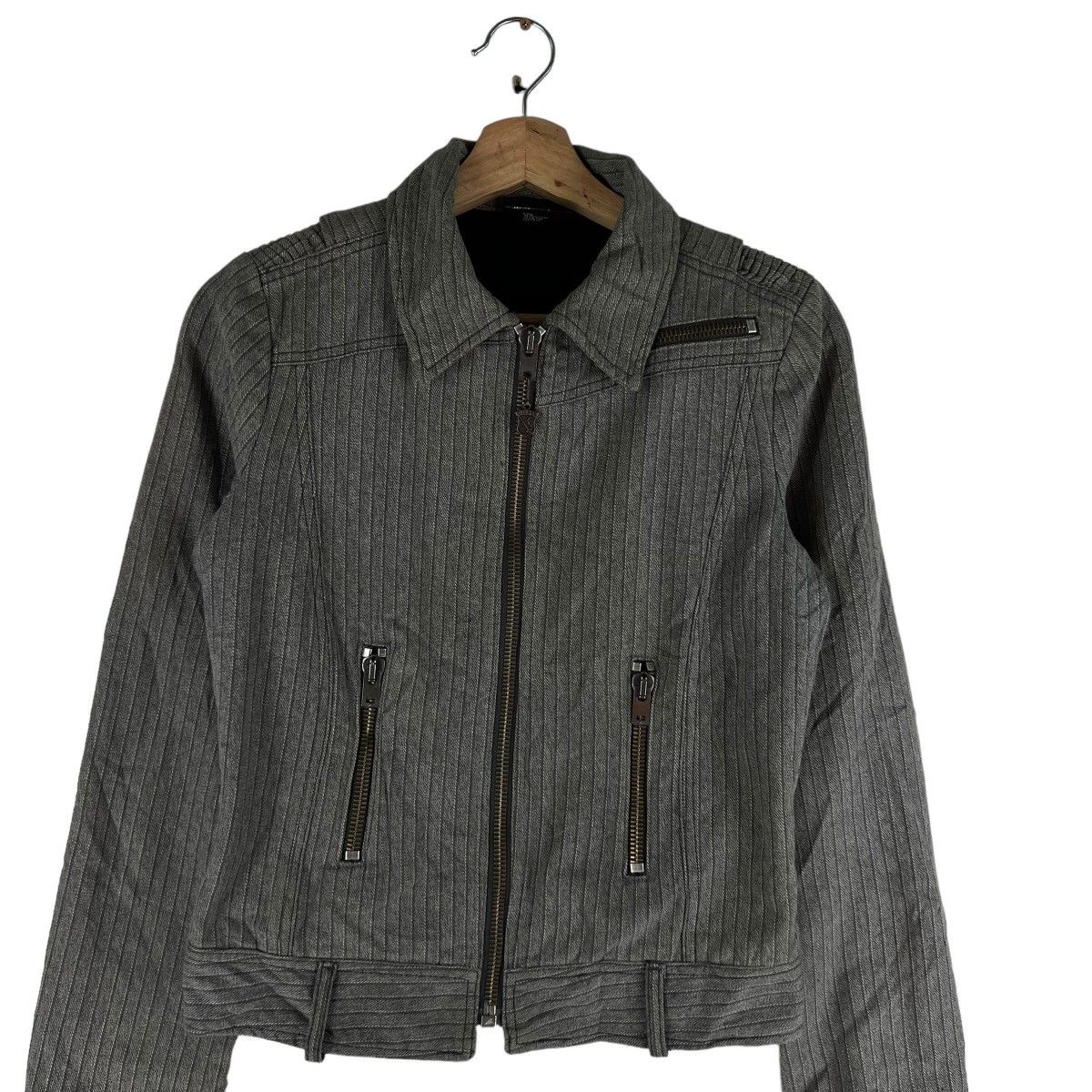 Diesel 🔥VINTAGE BIKER JACKET ZIPPER DIESEL JAPAN Size US S / EU 44-46 / 1 - 2 Thumbnail