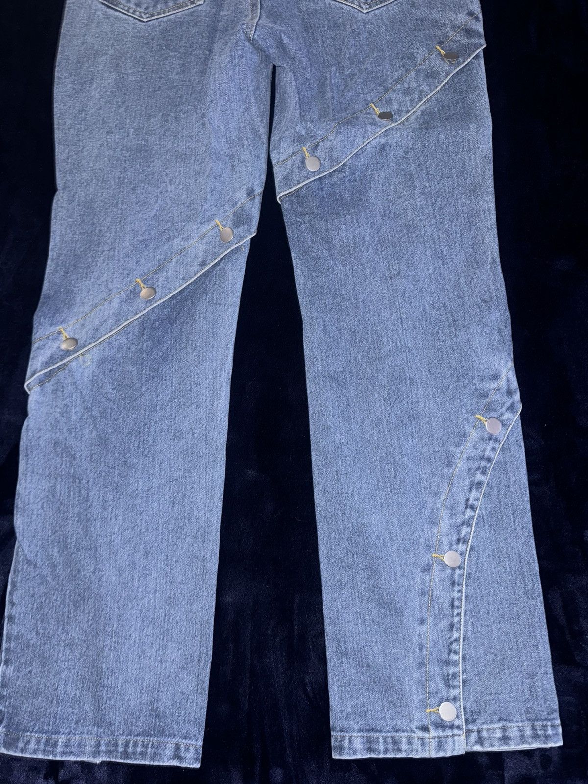 Other Button Lose Straight Jeans Size US 34 / EU 50 - 10 Thumbnail