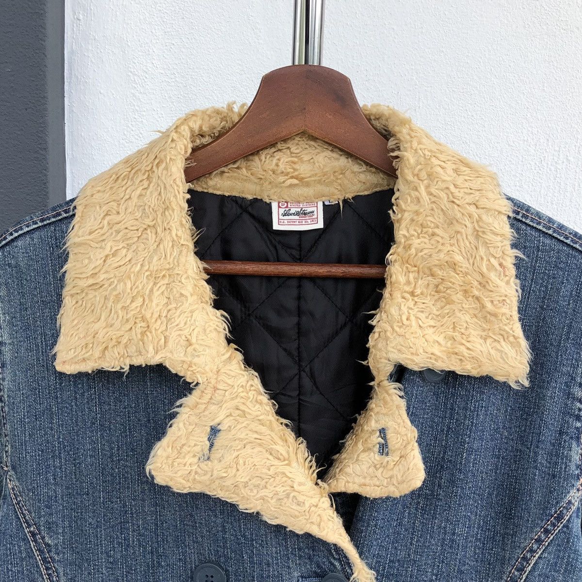 Levi's Levis Lined Sherpa Denim Coat / Jacket Size L / US 10 / IT 46 - 10 Thumbnail