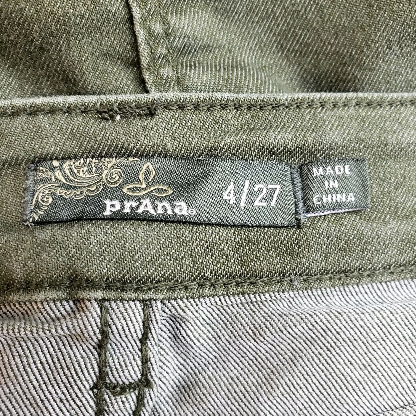 Prana prAna Womens Skinny Jeans Sz 4 Solid Green Low Rise Jeans Womens 4 Green Skinny Vintage: No? (remove) Size 27" / US 4 / IT 40 - 6 Thumbnail